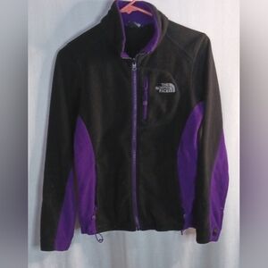 North Face Women's Fleece Wendy Jacket Zip Purple M Medium